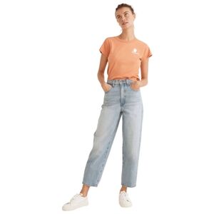 Madewell Sky Blue Ankle Jeans